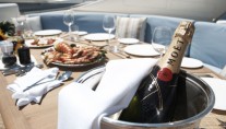 Champagne O Clock -  Lunch on Flybridge